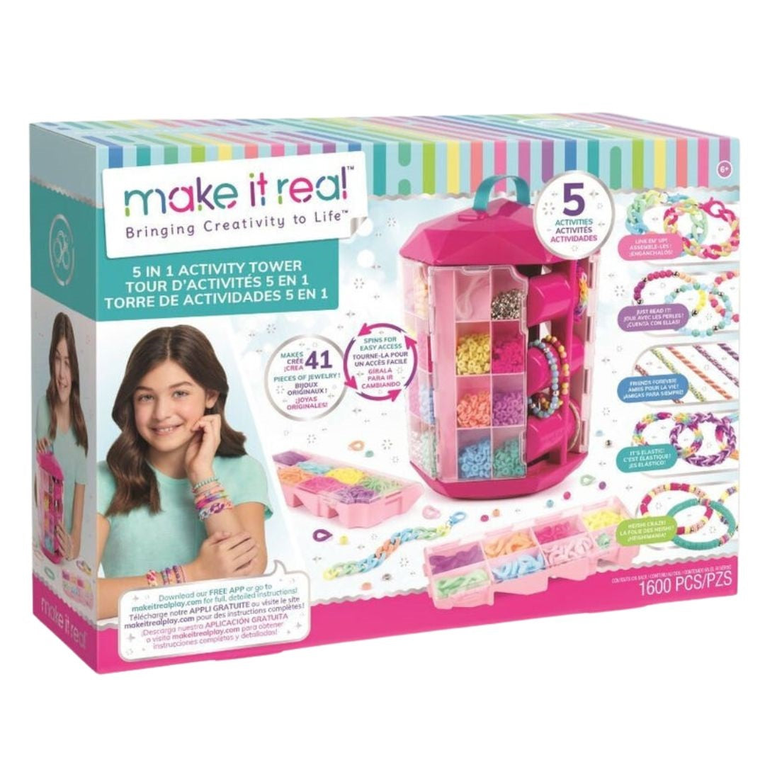 Make It Real 5 in 1 Activity Tower Creative Set Make It Real